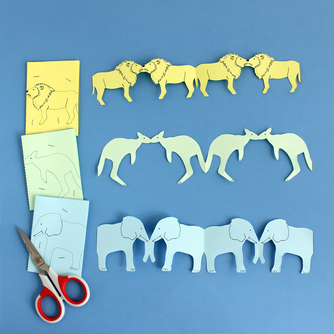 Paper Chains - Wild Animals