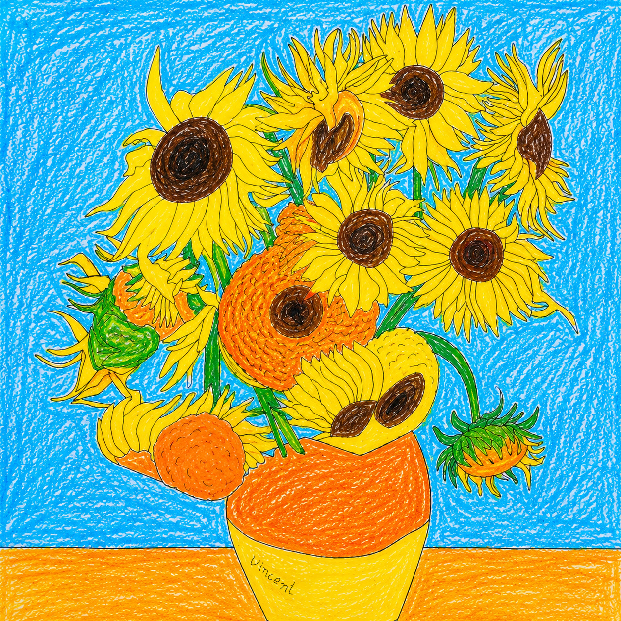 Vincent van Gogh - Sunflowers