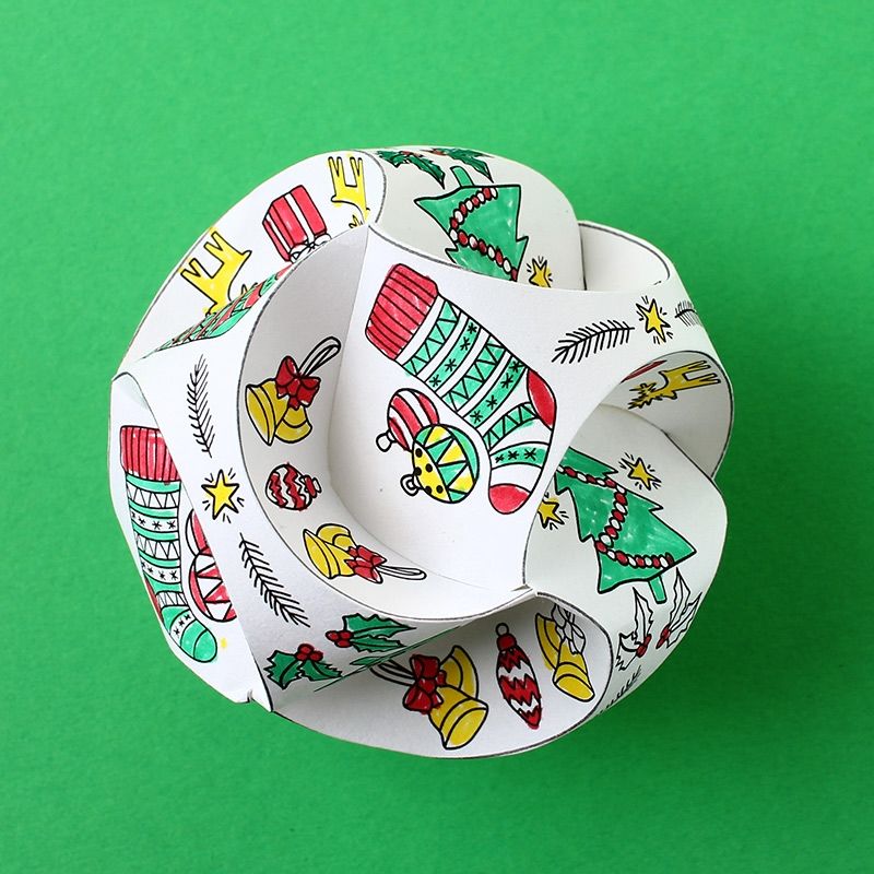 Christmas Paper Baubles