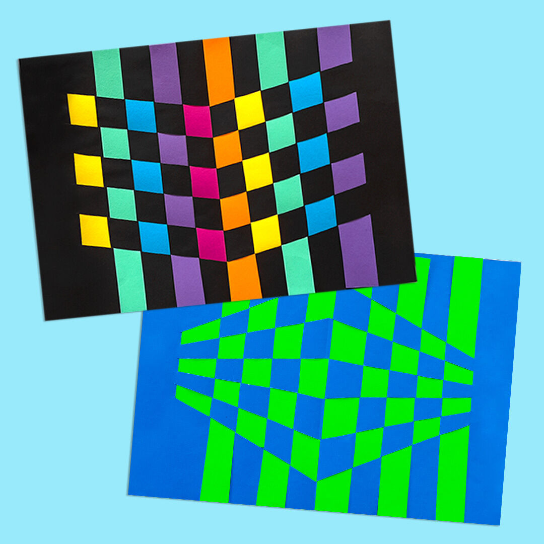 Op-Art - Paper Weaving