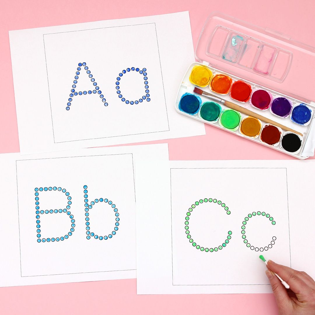 Dot-Painting - Letters