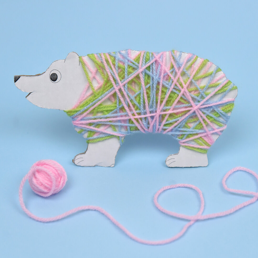Easy Crafts for Kids: How to Make Wooly Animals