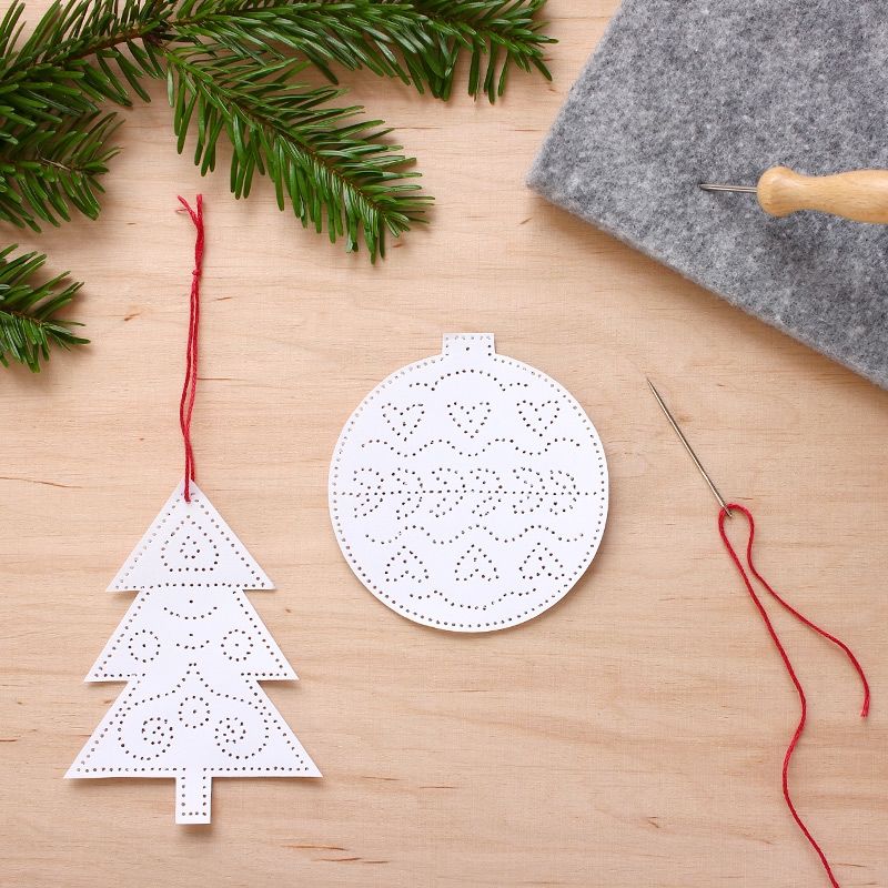Pierced Ornaments - Christmas Tree Baubles